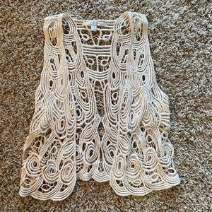 Crochet sleeveless Shaw